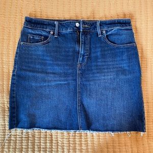 Old Navy Stretch Frayed Hem Miniskirt